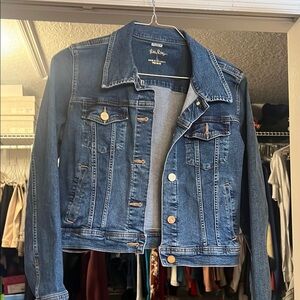 Lilly Pulitzer Dark Blue Jean Jacket